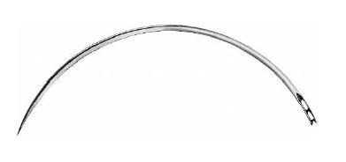 ШОВНА ГОЛКА №B0 КОЛЮЧА 85 mm, Ø 1,60 mm